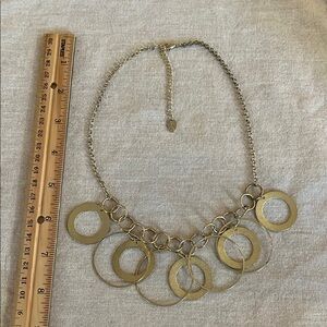 Celestial Gold Circle Necklace